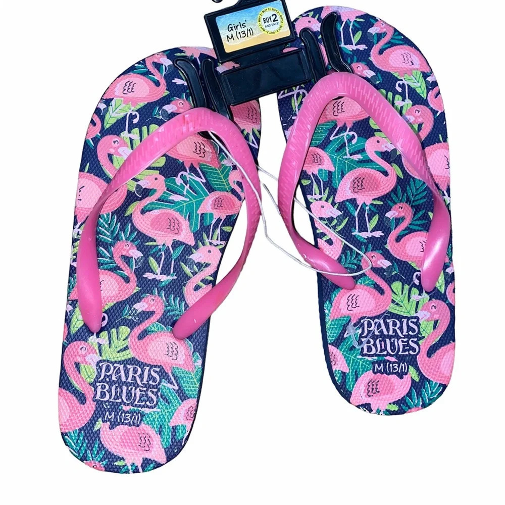Girls flip flops new with tags